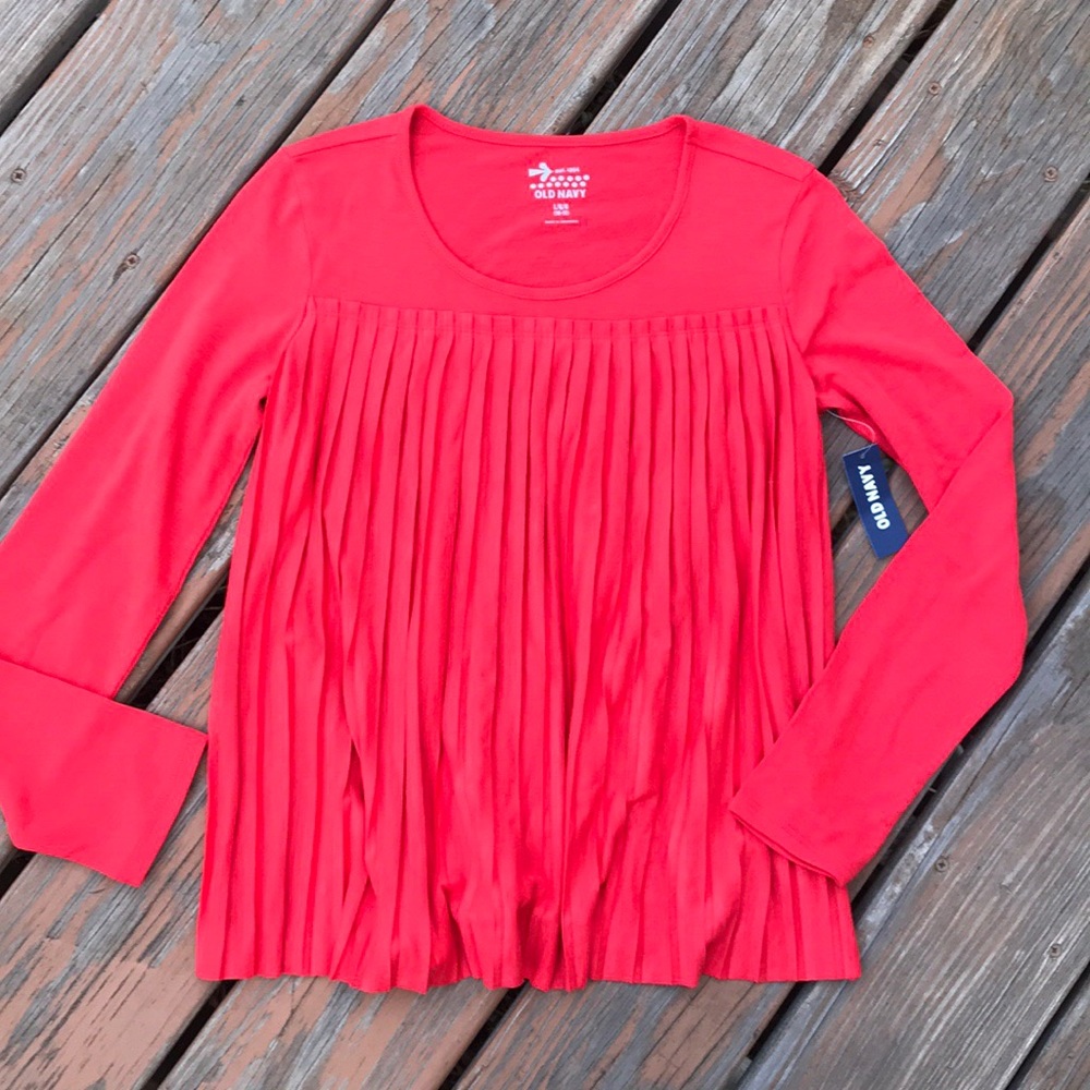 Girls Pleated Top